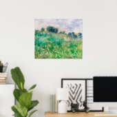 Green Meadow von Renoir Impressionist Painting Poster (Heimbüro)