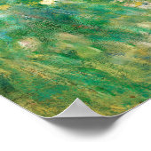 Green Meadow von Renoir Impressionist Painting Poster (Ecke)