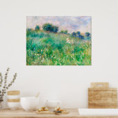 Green Meadow von Renoir Impressionist Painting Poster (Küche)
