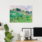 Green Meadow von Renoir Impressionist Painting Poster (Heimbüro)
