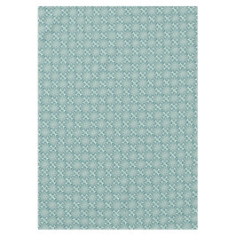 Green Medallion Print Table Coth Tischdecke