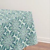 Green Medallion Print Table Coth Tischdecke (Beispiel)