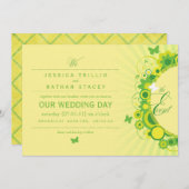 Green Medley 12x18 Einladungen (Vorne/Hinten)