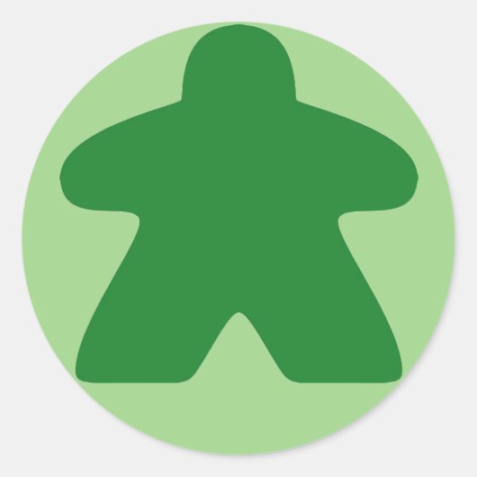 Green Meeple Stickers (Vorderseite)