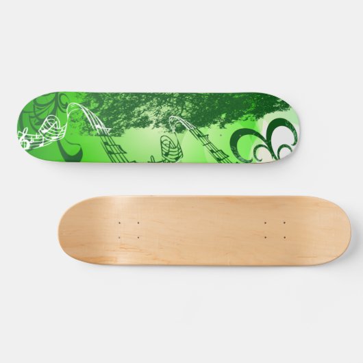 Green Melody Skateboard (Horizontal)