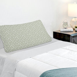 Green Memphis Pattern Pillowcase Kissenbezug