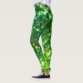 Green Mermaid Scale Holo Glitzer Leggings Glitz! (Links)