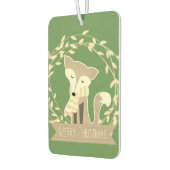 Green Merry Christmas Fox Autolufterfrischer (Links)