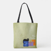 Green Merry Niedliche Weihnachtsgeschenke für Cat Tasche (Rückseite)