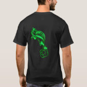 Green Metallic Celtic Dog Tshirt (Rückseite)