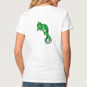 Green Metallic Celtic Dog Tshirt (Rückseite)