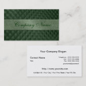 Green Metallic Dimples Visitenkarte (Vorne/Hinten)