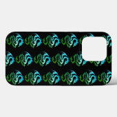 Green Metallic Dragon Pattern Case-Mate iPhone Hülle (Rückseite (Horizontal))