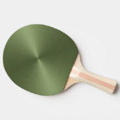 Green Metallic Tischtennis Schläger (Seitenansicht)