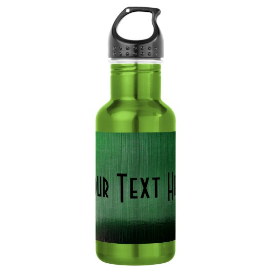 Green Metalline Sheen Trinkflasche (Vorderseite)