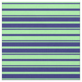 Green & Midnight Blue Pattern Stoff (Nahaufnahme)