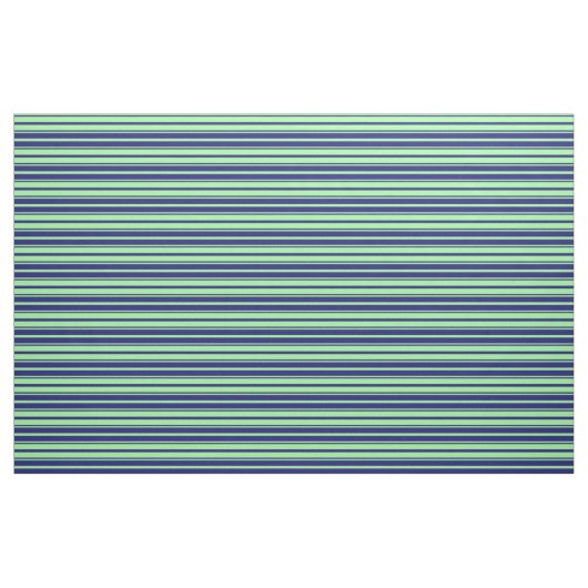 Green & Midnight Blue Pattern Stoff (Fat Quarter (45,7 x 55,9 cm))