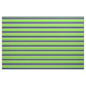 Green, Midnight Blue und Bisque Lines Muster Stoff (Fat Quarter (45,7 x 55,9 cm))