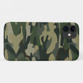 Green Military Camouflage Pattern Case-Mate iPhone Hülle (Rückseite (Horizontal))