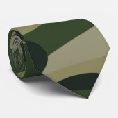 Green Military Camouflage Pattern Krawatte (Gerollt)