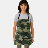 Green Military Camouflage Pattern Schürze (Insitu)