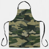 Green Military Camouflage Pattern Schürze (Vorderseite)