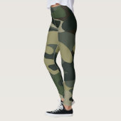 Green Military Style Leggings (Links)