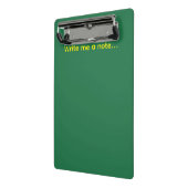 Green Mini Klemmbrett (Gewinkelt2)