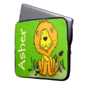 Green Mini Notebook-Gehäuse mit Vorname für Lion-G Laptopschutzhülle (Vorderseite Links)