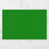 Green Mini Schaumweinetikett (Einzelnes Label)