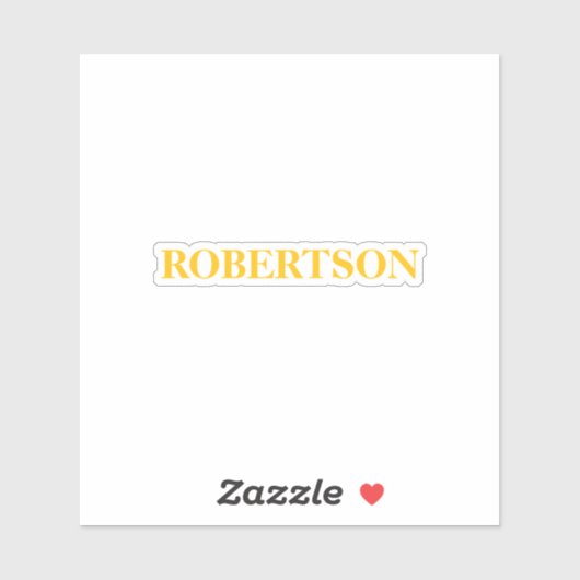 Green minimalist custom name  aufkleber (Blatt)