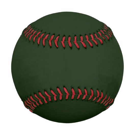 Green minimalist custom name baseball (Rückseite)