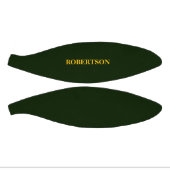 Green minimalist custom name  mini basketball (Panele)