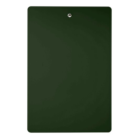 Green minimalist custom name  mini klemmbrett (Rückseite)