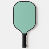 Green Minimalist Custom Name Pickleball Paddle (Rückseite)