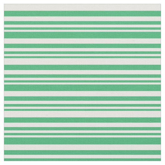 Green & Minze Cream Muster Stoff (Nahaufnahme)