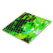 Green Mirroc Disco Ball Fliese (Seite)