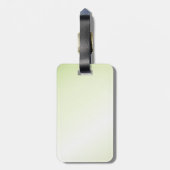 Green Mit Augen Black Cat Gepäckanhänger (Rückseite vertikal)