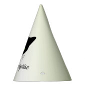 Green Mit Augen Black Cat Überraschung Partyhütchen (Rechts)