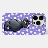 Green Mit Augen Cat Case-Mate iPhone Case (Rückseite (Horizontal))