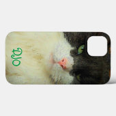 Green Mit Augen Cat Case-Mate iPhone Case (Rückseite (Horizontal))