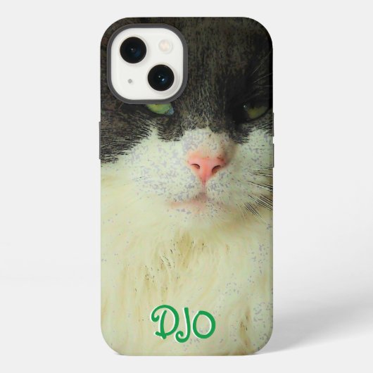 Green Mit Augen Cat Case-Mate iPhone Case Hülle (Rückseite)