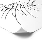 Green Mit Augen Cat Poster (Ecke)