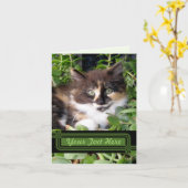 Green Mit Augen Chat Note Card Karte (Gelbe Blume)