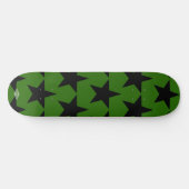 Green mit Black Stars HAMbWG Skateboard (Horizontal)