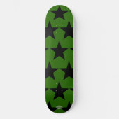 Green mit Black Stars HAMbWG Skateboard (Vorderseite)