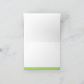 Green mit Gray Polka Dot Danke (Innenseite)