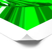 Green Mix Art Poster (Ecke)