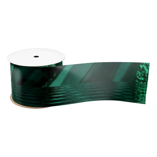 Green Mlachite Stone Abstrakt Landschaft Malachite Satinband (Spule)