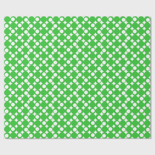 Green Mod Ball Design @ Emporio Moffa Geschenkpapier (Flach)